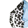 Wave Check Cow Print Durag