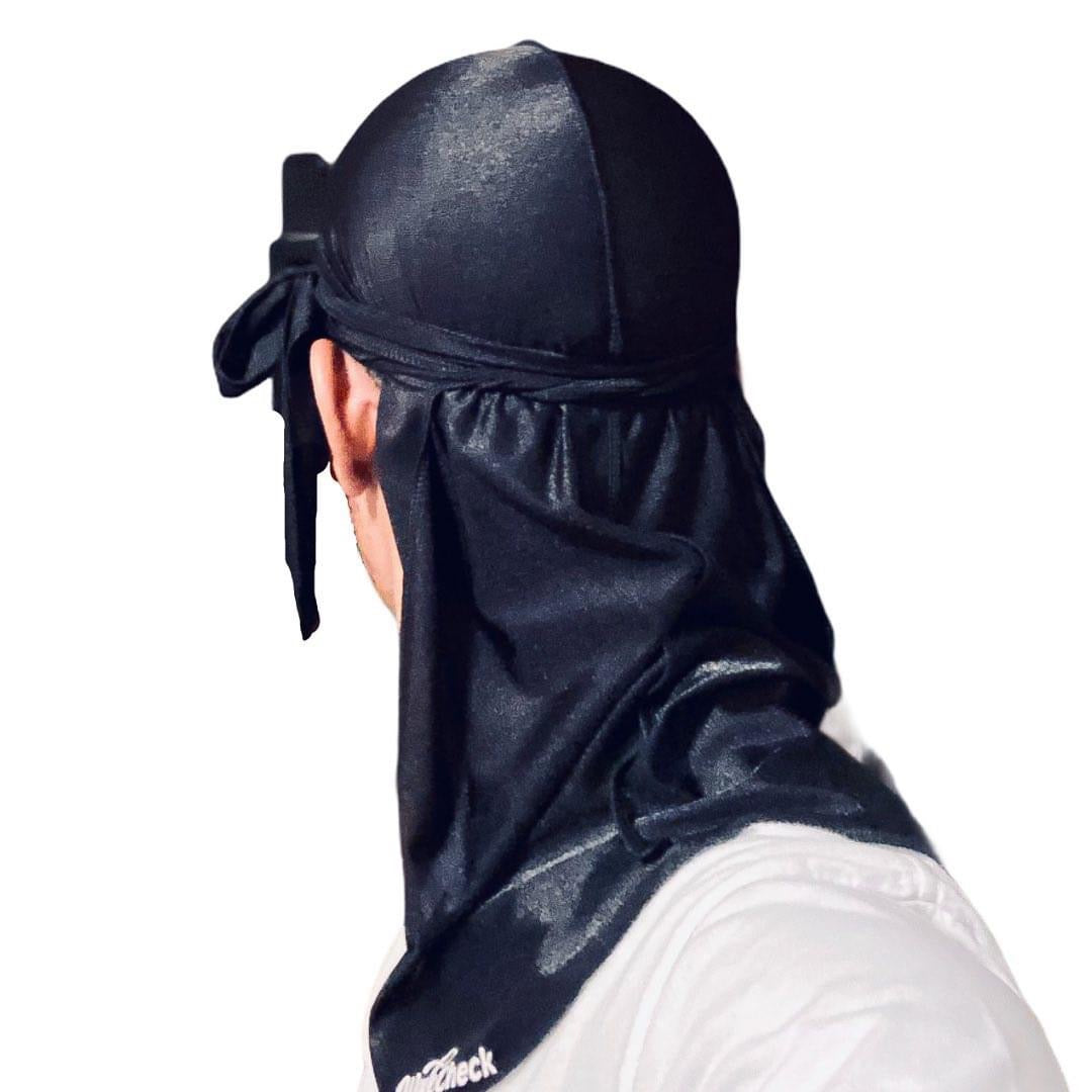 Wave Check Elastic Silky Durag