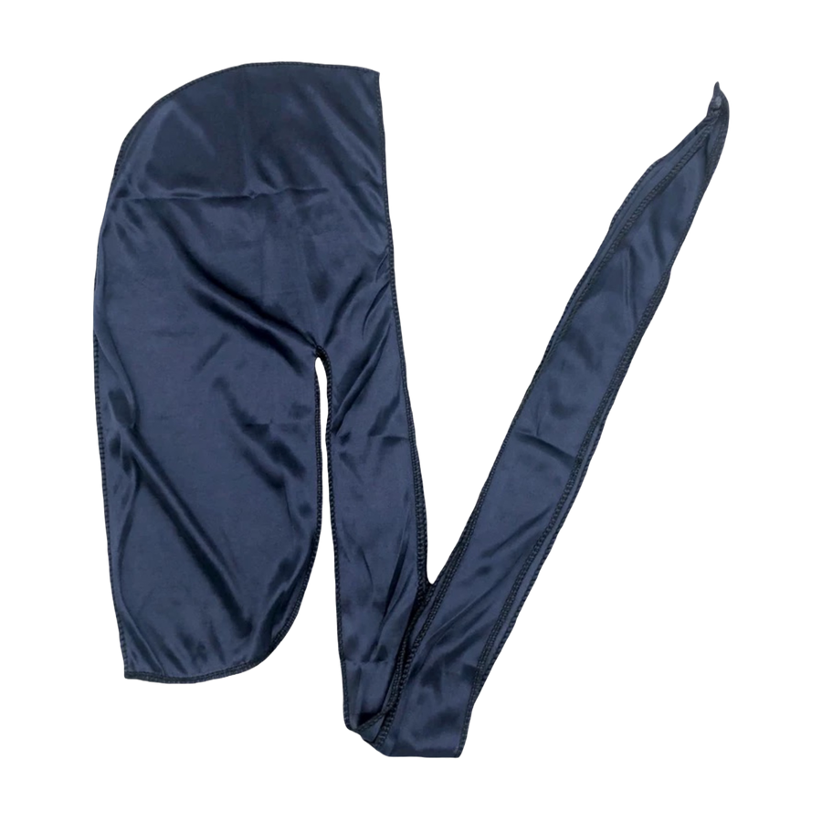 Navy Blue Silky Durag