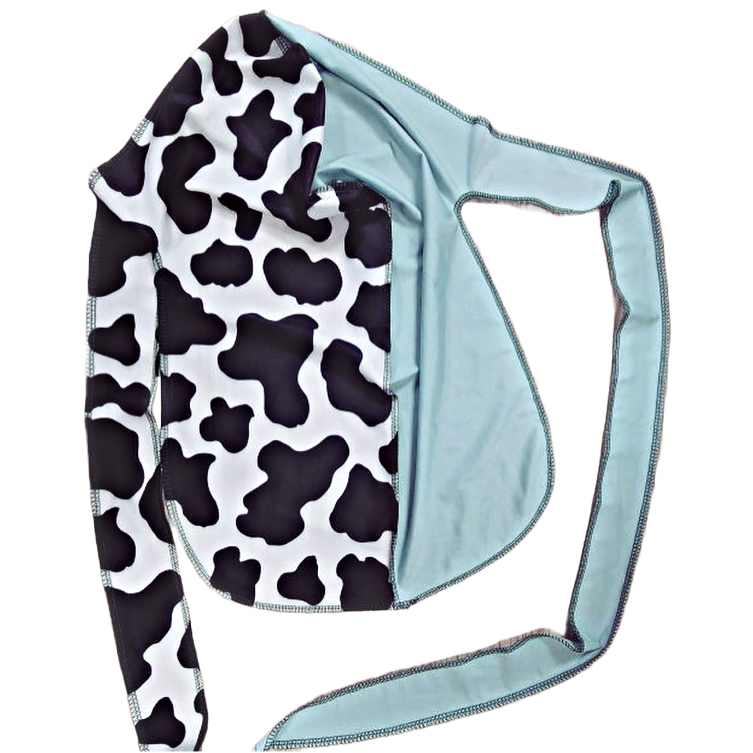 Wave Check Elastic Silky Durag