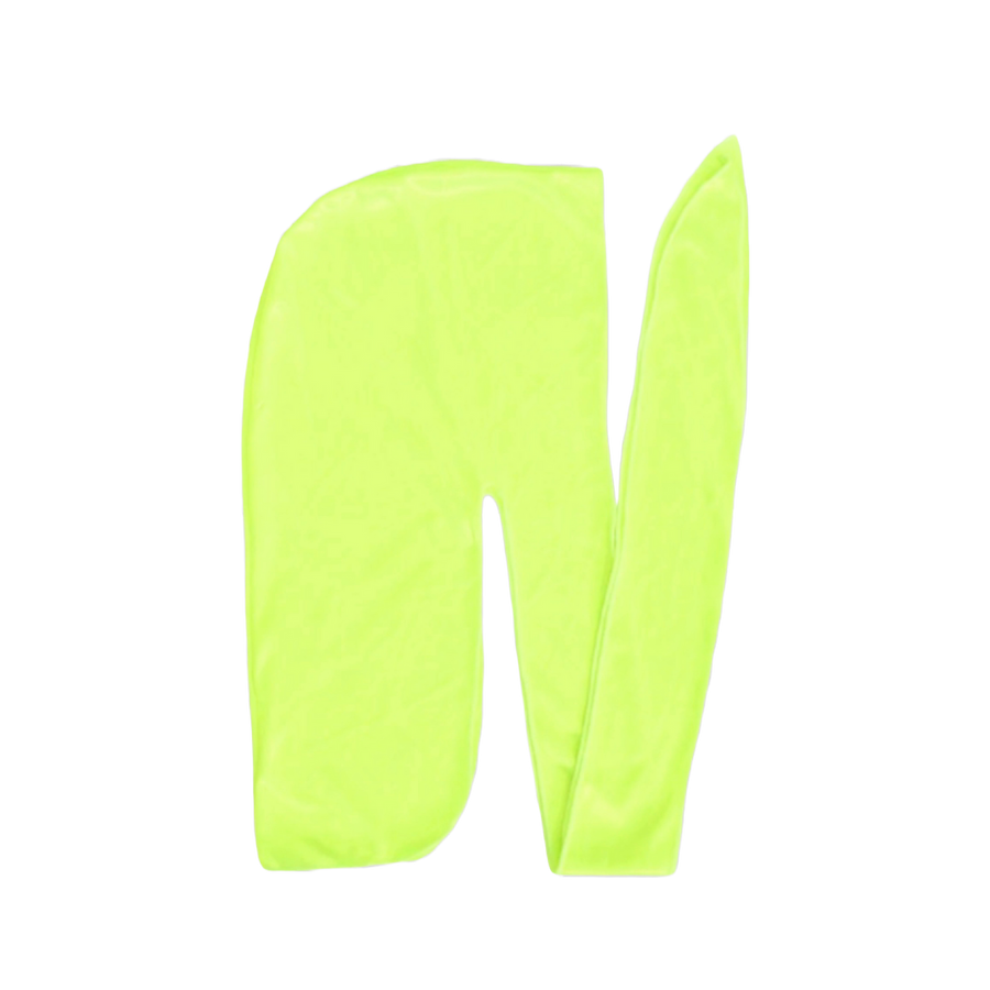 Highlighter Green Silky Durag
