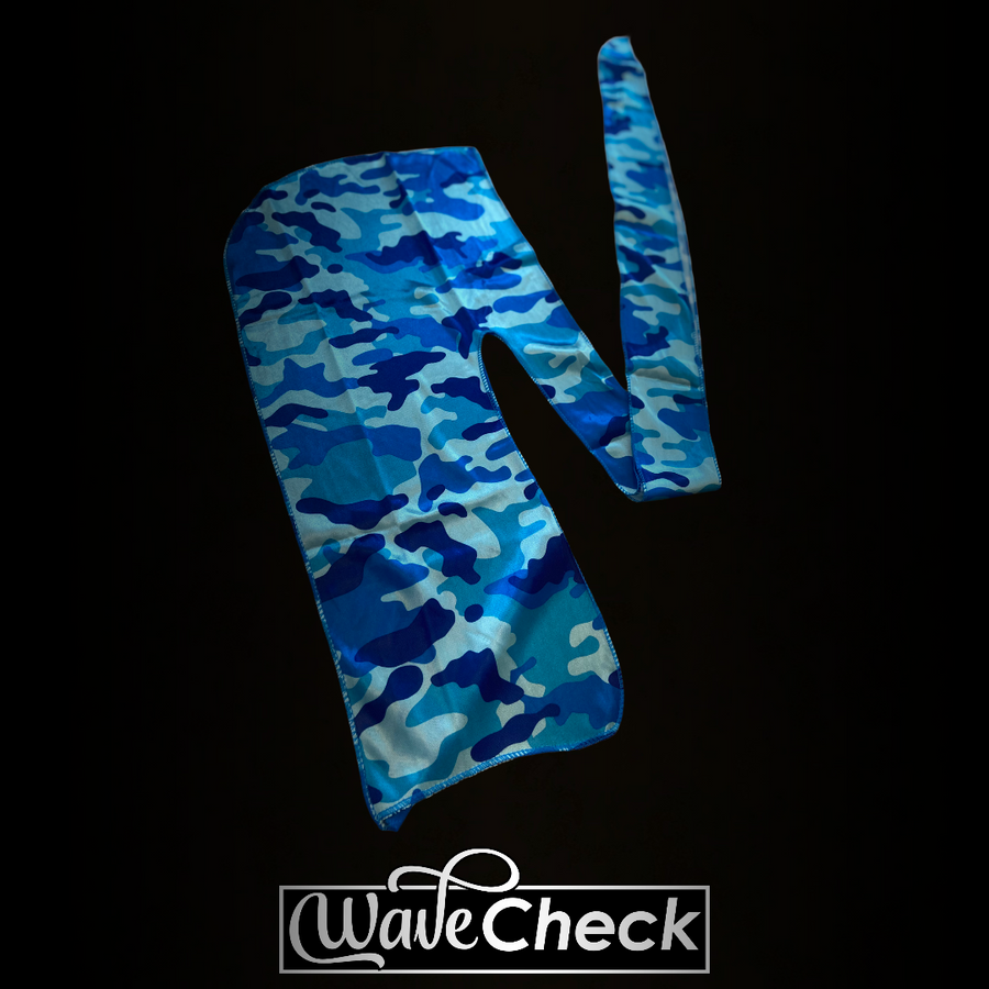 Blue Camo Durag