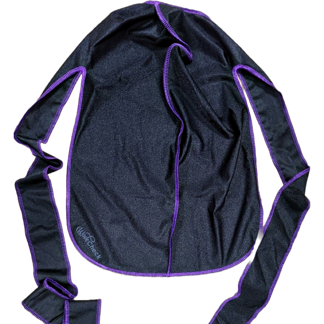 Wave Check Elastic Silky Durag