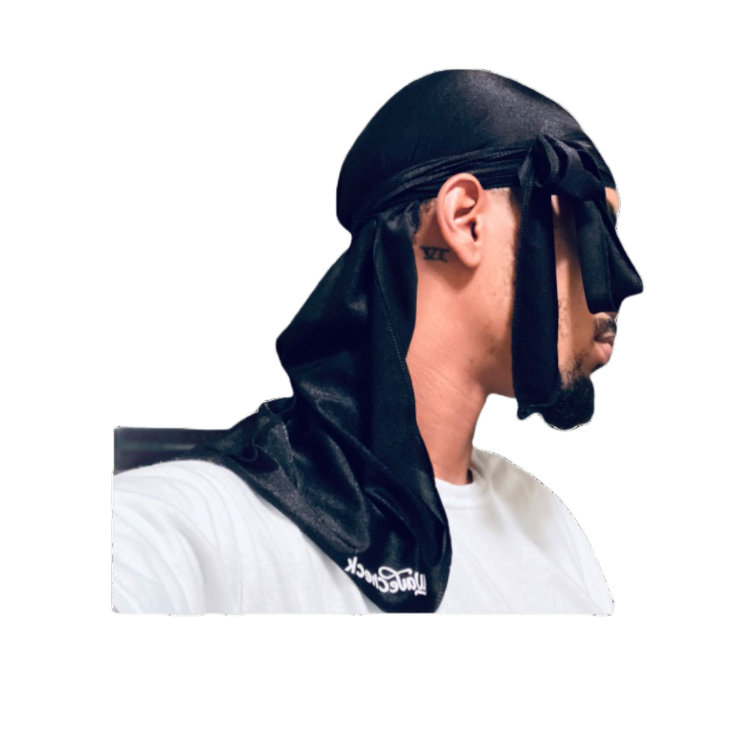 Wave Check Elastic Silky Durag