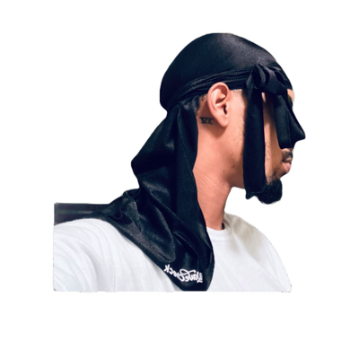 Wave Check Elastic Silky Durag
