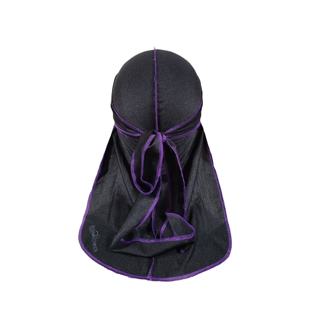 Wave Check Elastic Silky Durag