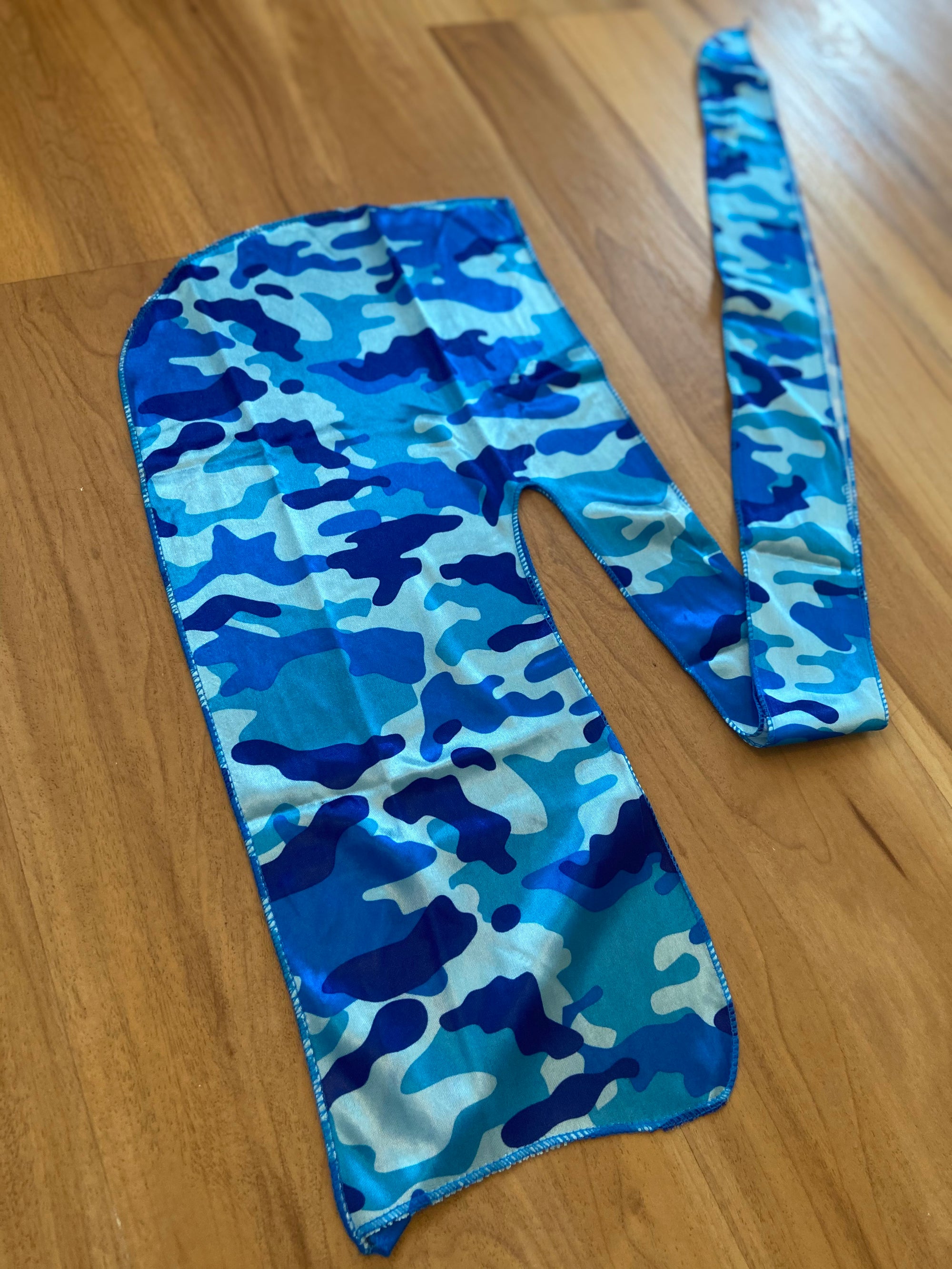 Blue Camo Durag
