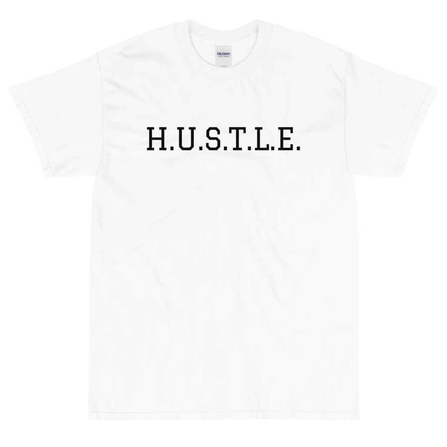 Hustle Tee White